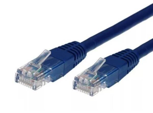 TB Touch Patch kabel, UTP, RJ45, cat6a, 2m, modr&#253;