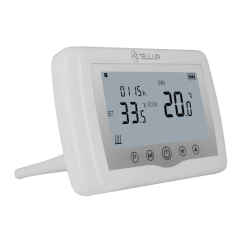 Tellur WiFi smart termostat, b&#237;l&#253;