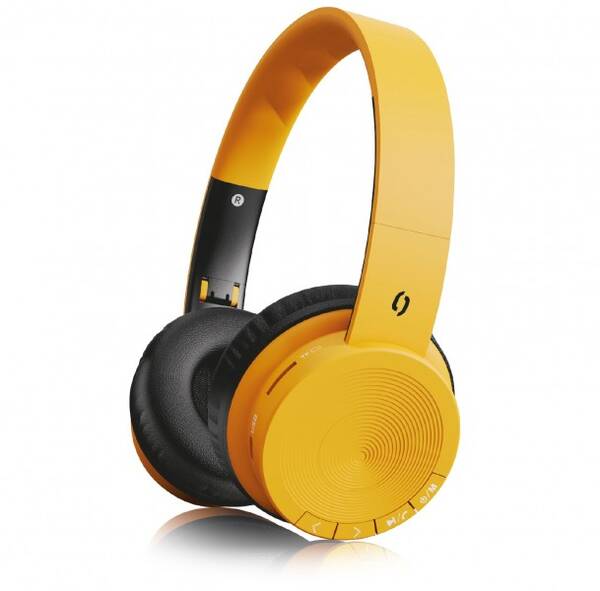 Bluetooth sluch&#225;tka ALIGATOR AH02, hořčicově žlut&#225;
