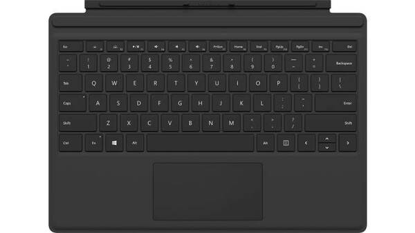 Microsoft Surface Pro Type Cover (Black), CZ&amp;SK (potisk)