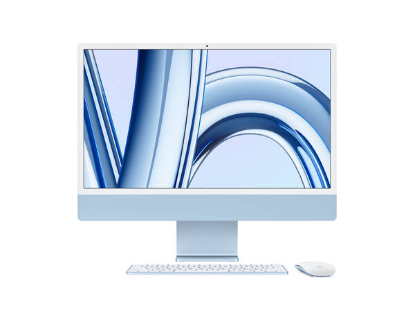 iMac 24&#39;&#39; 4.5K displej, Apple M3 8 Core CPU, 10 Core GPU, 8GB, 256GB SSD, CZ - modr&#253;