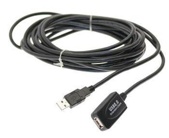 PremiumCord USB 2.0 repeater a prodlužovac&#237; kabel A/M-A/F 5m