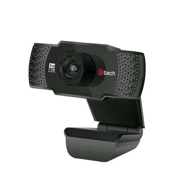 Webkamera C-TECH CAM-11FHD, 1080P, mikrofon, čern&#225;