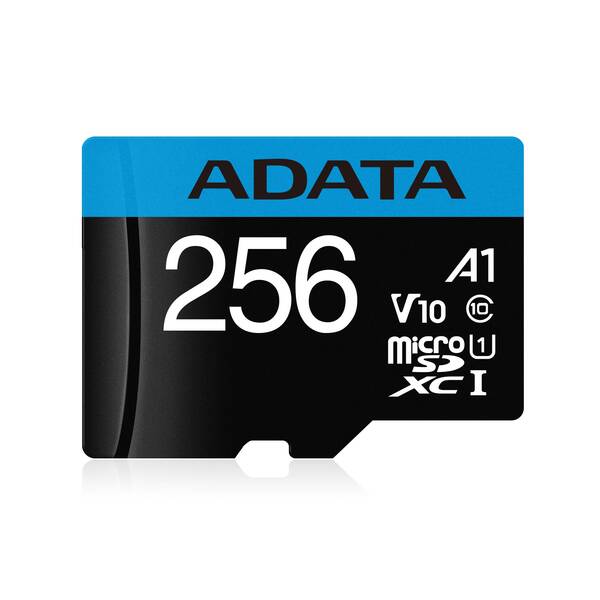 Adata/SDXC/256GB/100MBps/UHS-I U1 / Class 10/+ Adapt&#233;r