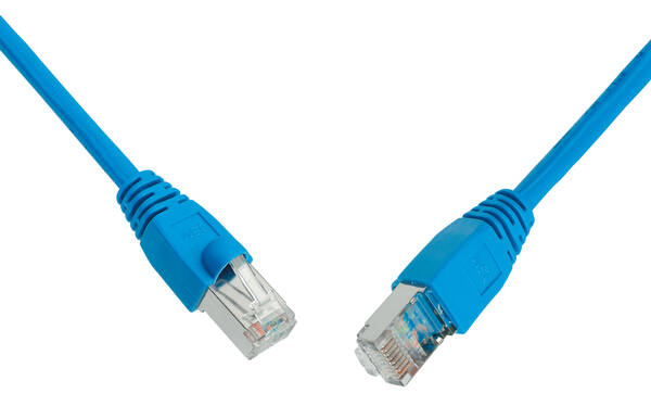 SOLARIX patch kabel CAT6 UTP PVC 2m modr&#253; snag-proof