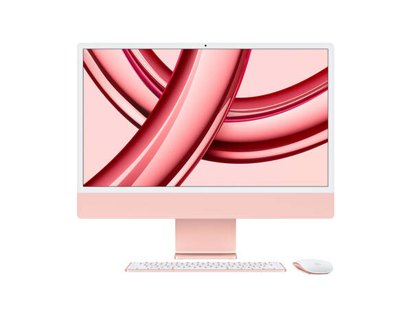 iMac 24&#39;&#39; 4.5K displej, Apple M3 8 Core CPU, 8 Core GPU, 8GB, 256GB SSD, CZ - růžov&#253;
