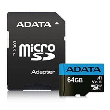 Adata/micro SDHC/64GB/100MBps/UHS-I U1 / Class 10/+ Adapt&#233;r
