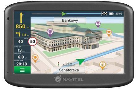 Navitel GPS navigace E505 + magnetick&#253; drž&#225;k