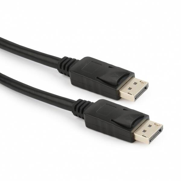 Gembird kabel DisplayPort M/M, zlac., 1m, čern&#253;