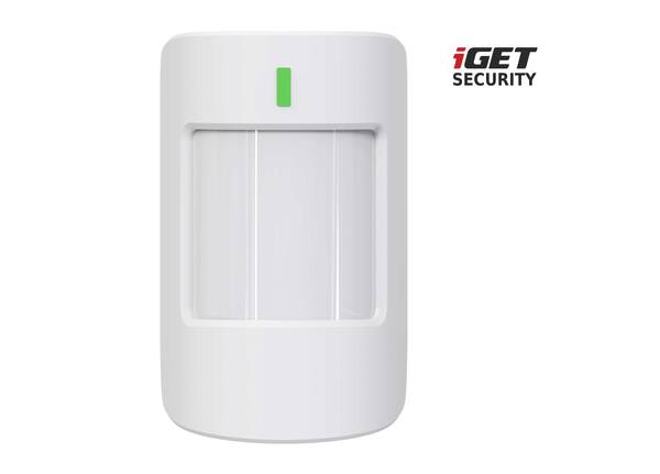 iGET SECURITY EP17 - PIR senzor bez detekce zv&#237;řat do 20 kg, pro alarm M5, v&#253;drž baterie až 5 let
