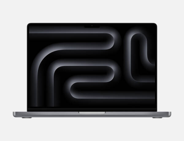 MacBook Pro 14&quot; Apple M3 8 core CPU, 10 core GPU, 8GB, 1TB SSD, CZ - vesm&#237;rně čern&#253;