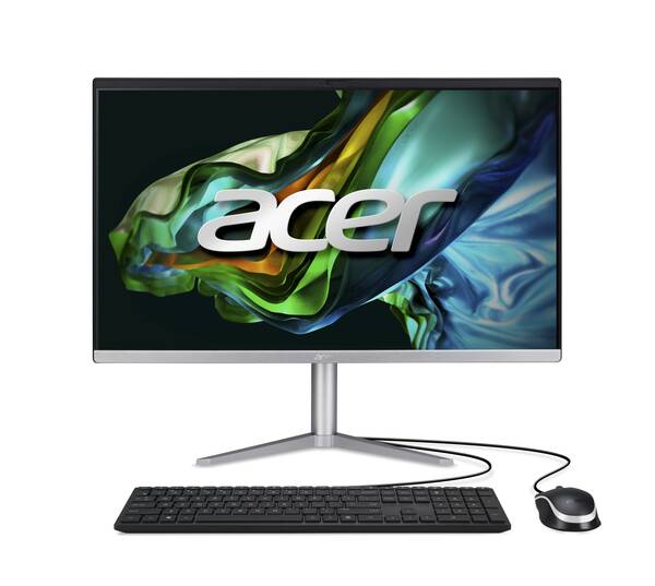 Acer Aspire/C24-1300/23,8&quot;/FHD/R5-7520U/16GB/512GB SSD/AMD int/W11H/Slv-Black/1R