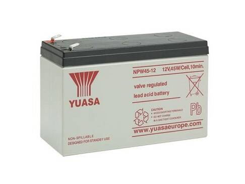Baterie YUASA NPW45-12 (12V; 45W/čl.; 9Ah; faston F2)