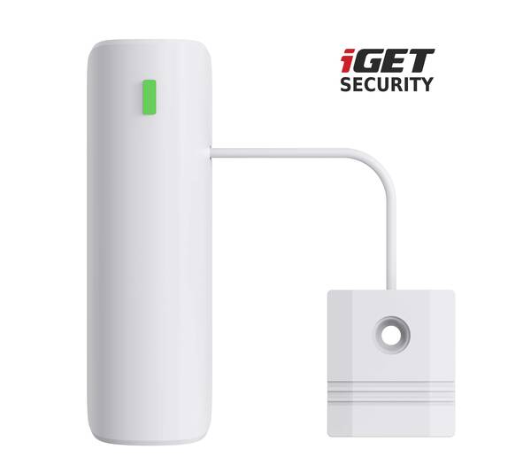 iGET SECURITY EP9 - bezdr&#225;tov&#253; senzor pro detekci vody pro alarm M5, v&#253;drž baterie až 5 let, 1 km