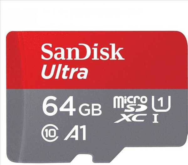 SanDisk Ultra/micro SDXC/64GB/UHS-I U1 / Class 10/+ Adapt&#233;r