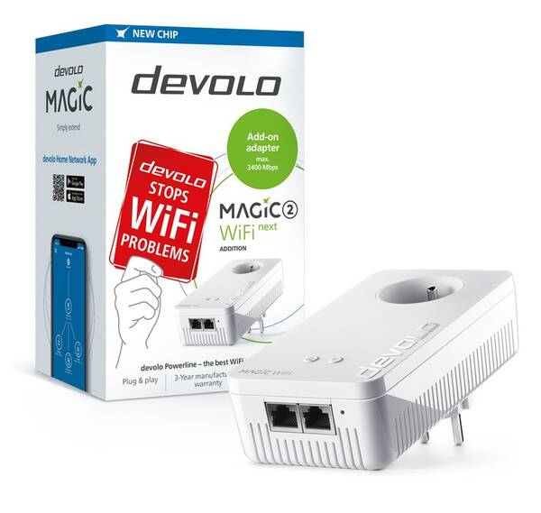 devolo Magic 2 WiFi next rozšiřuj&#237;c&#237; modul 2400 Mbps
