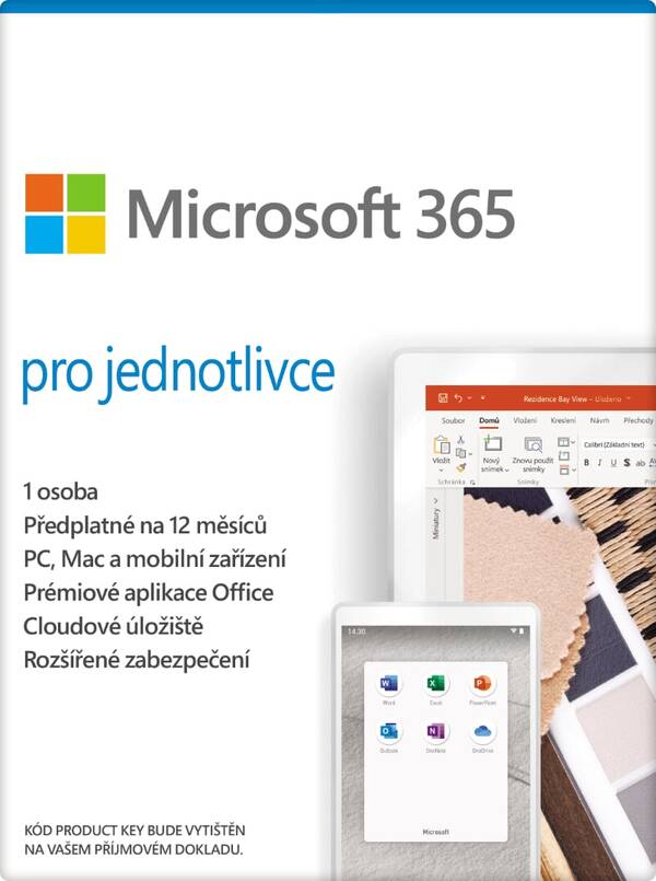 Microsoft 365 pro jednotlivce (elektronick&#225; licence)