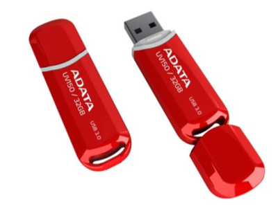 ADATA UV150/32GB/90MBps/USB 3.0/USB-A/Červen&#225;