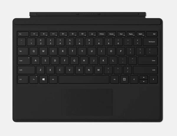 Microsoft Surface Go Type Cover (Black), CZ&amp;SK (potisk)