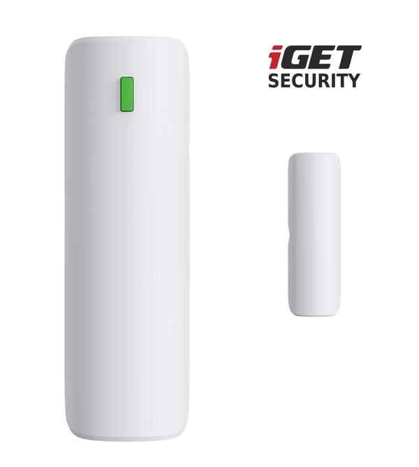 iGET SECURITY EP4 - bezdr&#225;tov&#253; magnetick&#253; senzor pro dveře/okna pro alarm M5, v&#253;drž batt. až 5 let