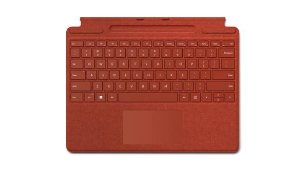 Microsoft Surface Pro Signature Keyboard (Poppy Red), CZ&amp;SK