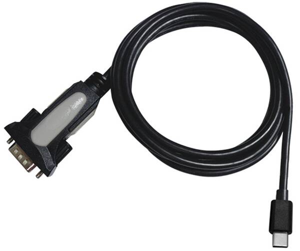 PremiumCord Převodn&#237;k USB3.1 na RS232  1,8m (USB-C konektor)