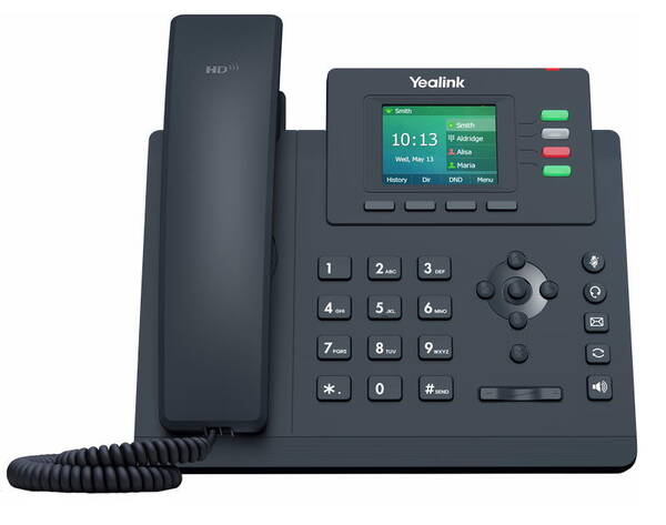 Yealink SIP-T33G SIP telefon, PoE, 2,4&quot; 320x240 barevn&#253; LCD, 4 x SIP &#250;č., GigE