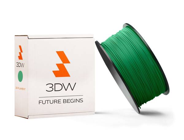 3DW - PLA filament 1,75mm zelen&#225;, 1kg, tisk 190-210&#176;C