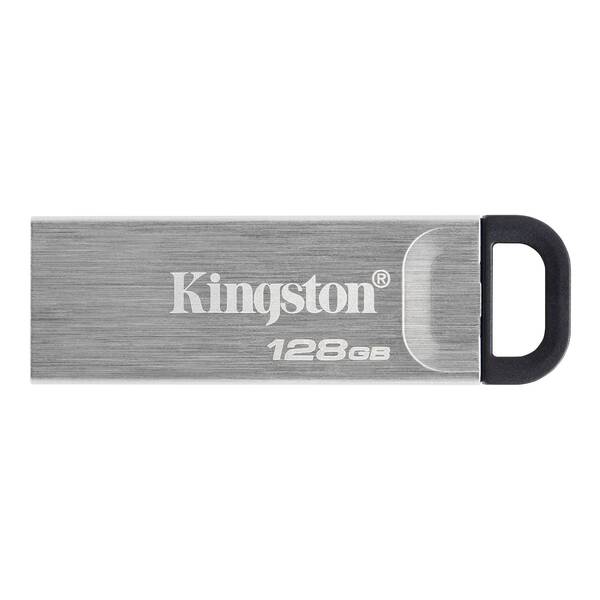 Kingston DataTraveler Kyson/128GB/USB 3.2/USB-A/Stř&#237;brn&#225;