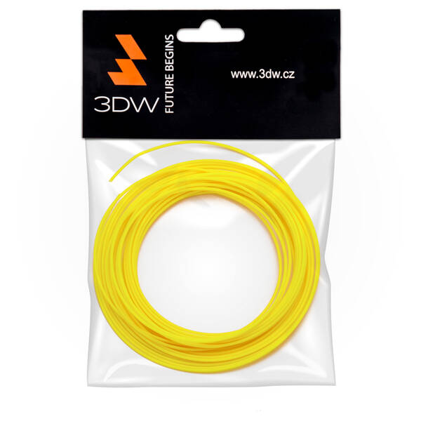 3DW - ABS filament 1,75mm žlut&#225;, 10m, tisk 220-250&#176;C