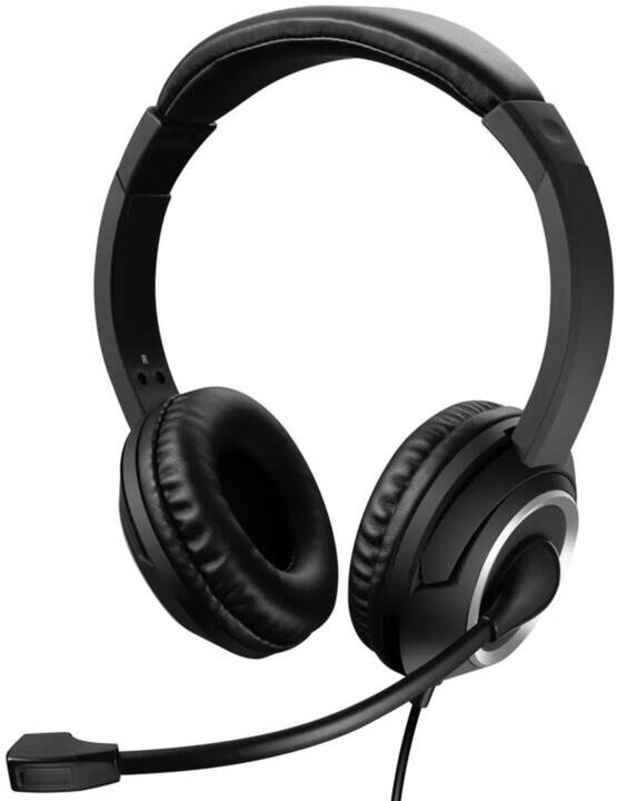 Sandberg PC sluch&#225;tka USB Chat Headset s mikrofonem, čern&#225;