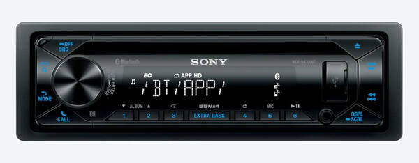 Sony přehr&#225;vač do auta MEX-N4300BT, BT, NFC,AUX,CD