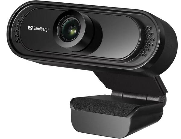 Sandberg USB Webcam Saver 1080P, čern&#225;