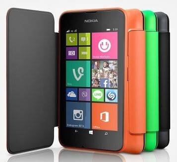 Nokia flip. pouzdro CC-3087 pro Lumia 530, čern&#225;