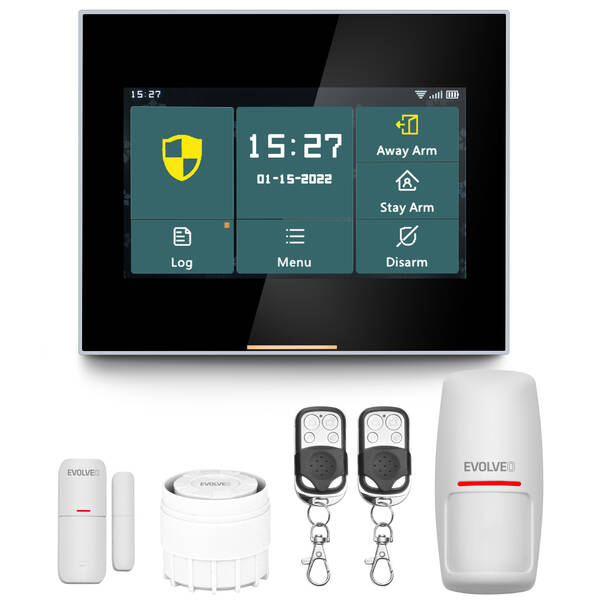EVOLVEO Alarmex Pro, chytr&#253; bezdr&#225;tov&#253; Wi-Fi/GSM alarm