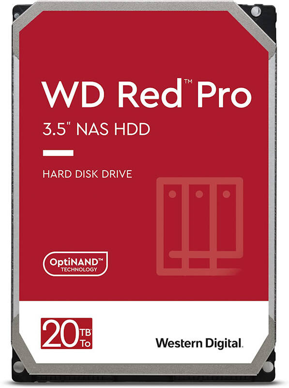 WD Red Pro/20TB/HDD/3.5&quot;/SATA/7200 RPM/5R