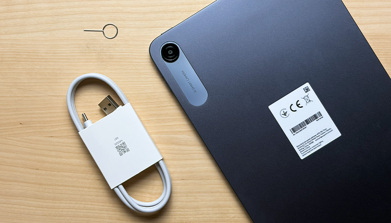 Zadní celokovová hliníková unibody konstrukce tabletu Redmi Pad 2 9.7